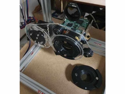 motorised rotatable filter holder jacksupple 3d print model - Mito3D