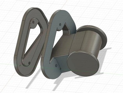 nrg-frp 301 beltroller clamp snapin styles lblando 3d print model - Mito3D