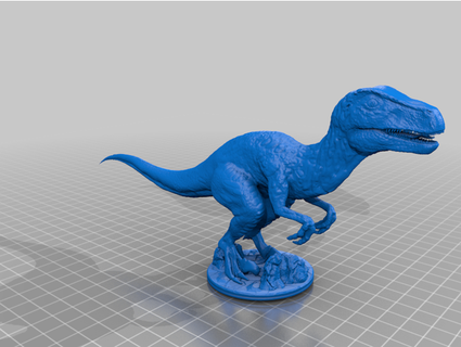 velociraptor boba fps 3d print model - Mito3D