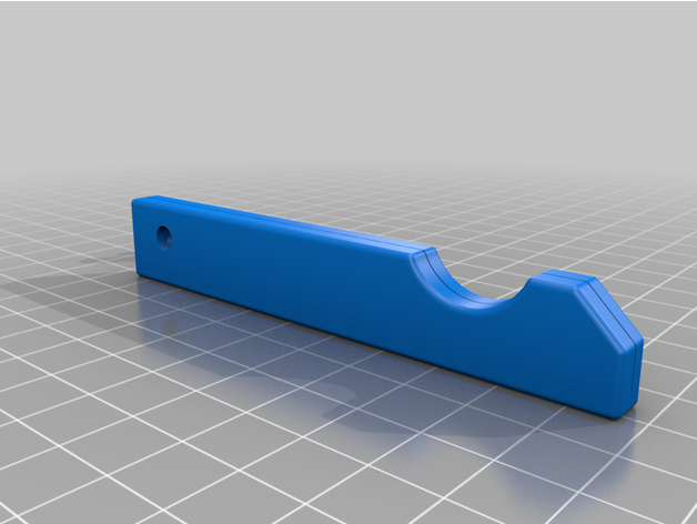 Fühler Spur Halter Unterstützung sehen Quadrat 3D print model - Mito3D