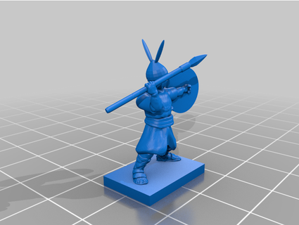 punisch Kriege kursiv Licht Infanterie Kerl montag 3d print model - Mito3D