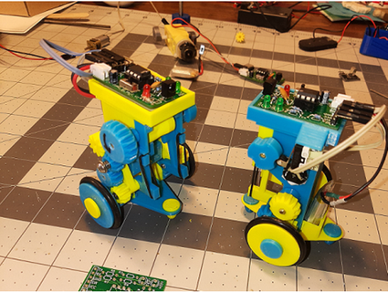 solteiro motor dirigível controlada robô brinquedo rick100 3d print model - Mito3D
