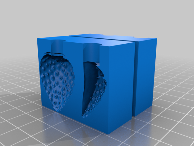 strawberry mold fikretba 3D print model - Mito3D