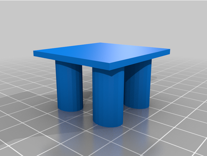 table 1 montégal 3d print model - Mito3D