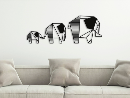 l'éléphant famille mishkin2 3d print model - Mito3D