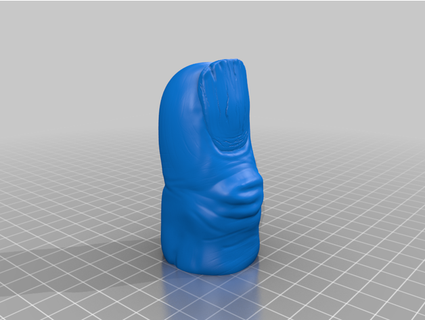 giants toe geocache fixed pandiculate 3d print model - Mito3D