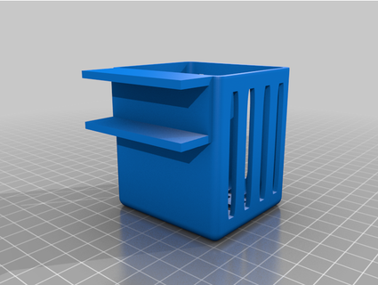 Pia cesta escova suporte secador astroukulele 3d print model - Mito3D