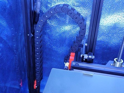 ender 6 cable chain r18 drag bed mount vampyrex13 3d print model - Mito3D