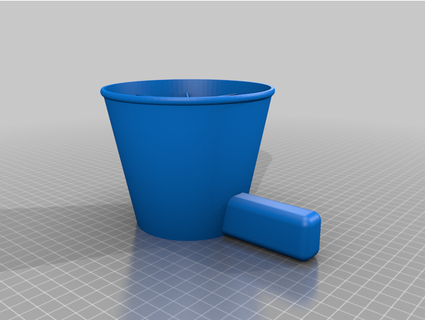 customizable vortex cannon cantareus 3d print model - Mito3D