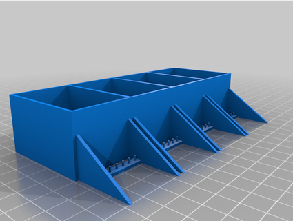 rc 1 10th échelle Table travail casiers placards cintres cj oolay88 3d print model - Mito3D