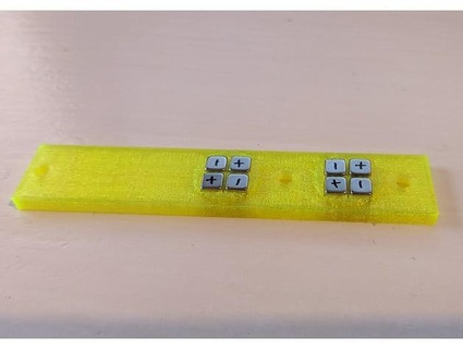 minimagnet inlay magnetic pen holder hedwig 3d print model - Mito3D