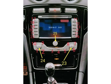 kuga s-max mondeo blaupunkt radio knob cap button omegusik 3d print model - Mito3D