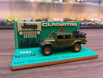 hotwheels 2020 jeep gladiator hyper haulers gigapenguin3dprinting 3d print model - Mito3D