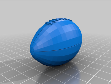 mini afl ball motssoj 3d print model - Mito3D