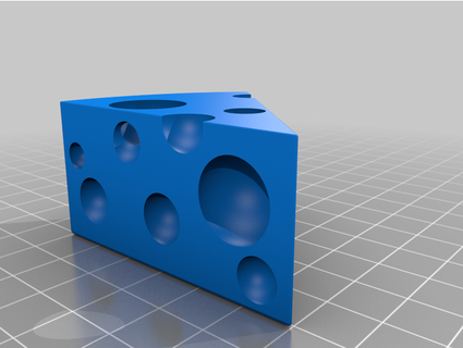 swiss cheese fridge magnet jimsonsstuff 3d print model - Mito3D