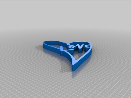 coração amar arte parede Deko namorados fanli 3d print model - Mito3D