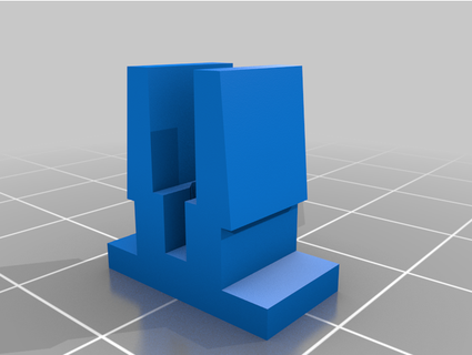 10 mm quadrado orifício cavilha Skoda vw vag escrever 3d print model - Mito3D