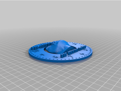 dwayne clock johnson jacklucier 3d print model - Mito3D