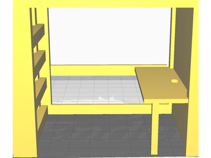 loft letto idea sparky18 3d print model - Mito3D