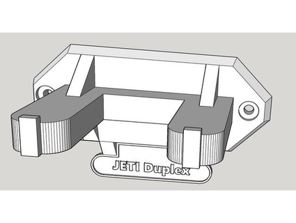 wall hanger jeti duplex dc2 transmitters burre666 3d print model - Mito3D