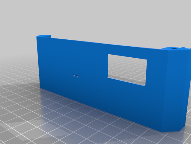 pi4 einstellen Vorderseite Panel oled Loch Vacovsky 3D print model - Mito3D