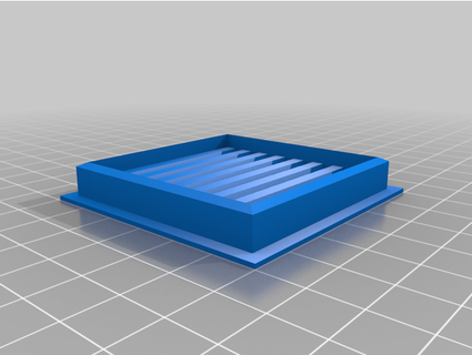 toy diorama - wall vent cover area55labs 3d print model - Mito3D