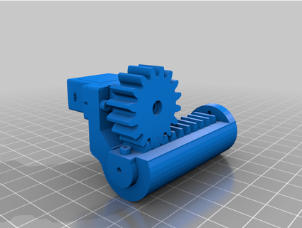 mini robot scara mg995 m5 gripper delbi68 3d print model - Mito3D