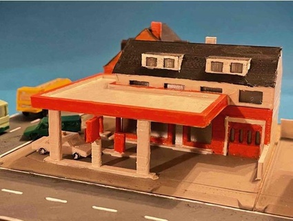 gas station 1 z-scale bonnerbiber 3d print model - Mito3D