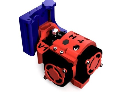 h4 extruder manbehindthemadness 3d print model - Mito3D