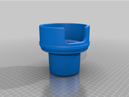 yeti rambler 14oz mug cupholder adapter signseht 3d print model - Mito3D