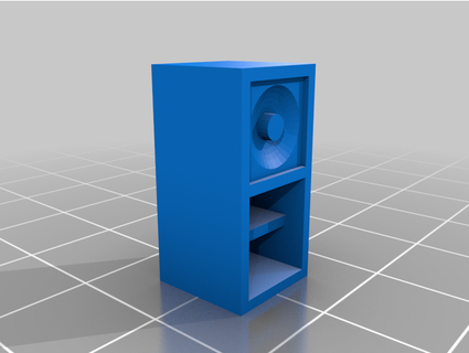 set miniature speakers amps herstonholt 3d print model - Mito3D