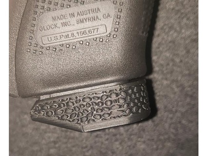 glock gen 5 temel tabak uzantı rupernac 3d print model - Mito3D