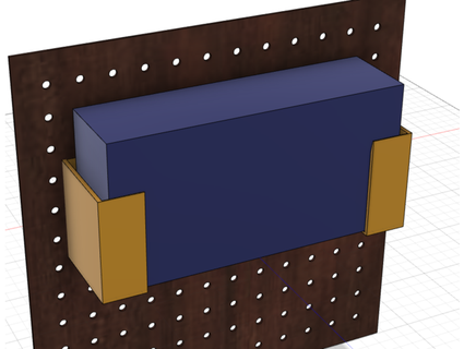 Steckbrett Handschuh Box Halter Unterstützung iamjoshwilson 3d print model - Mito3D