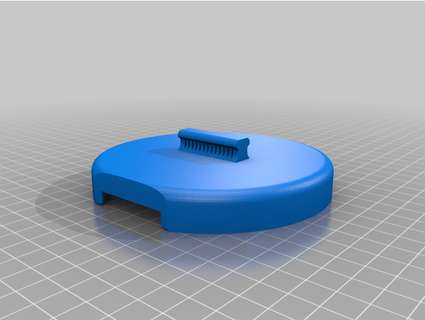 lid brush wash station mythrilminis 3d print model - Mito3D
