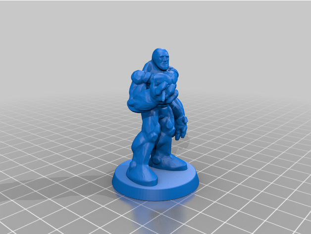 stoned golem chillin' clanmcfadden 3D print model - Mito3D