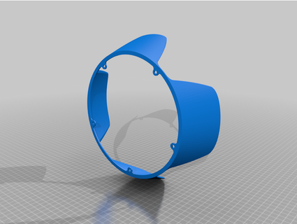cúpula lente capucha 3d print model - Mito3D