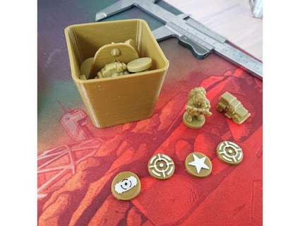 aurora símbolo jogador caixa mago 3d print model - Mito3D