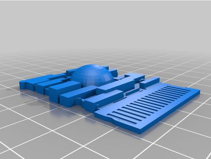 Megaman dunkel Chip fivesdobis 3d print model - Mito3D