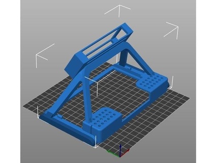 exibição 7 polegada framboesa pi 4 resfriador m2 sacmis 3d print model - Mito3D