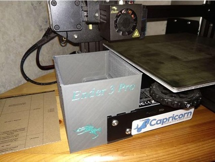 poubelle ender 3 airboost 3d print model - Mito3D