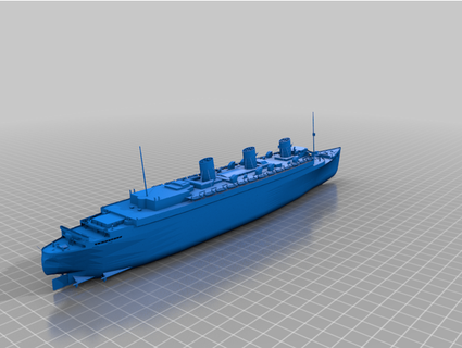 rms reina María gamma delta 3d print model - Mito3D