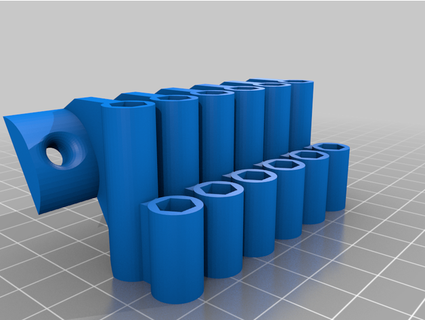 Tornavida bitler Kulp destek lucian 3d print model - Mito3D