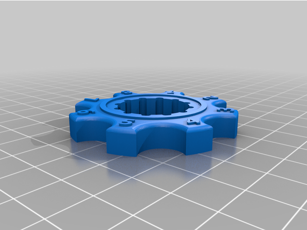 anycubic-mega-heat-bed-knob 3dentist 3D print model - Mito3D