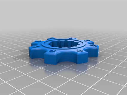 anycubic mega heat bed knob 3dentist 3d print model - Mito3D