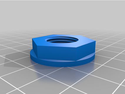 toto mounting nut trip lever jakepoz 3d print model - Mito3D