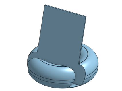 ciambella forma Telefono In piedi roprint2 3d print model - Mito3D
