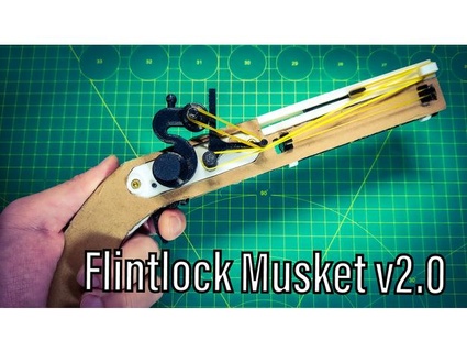 Steinschloss Muskete v20 Welt 3d print model - Mito3D