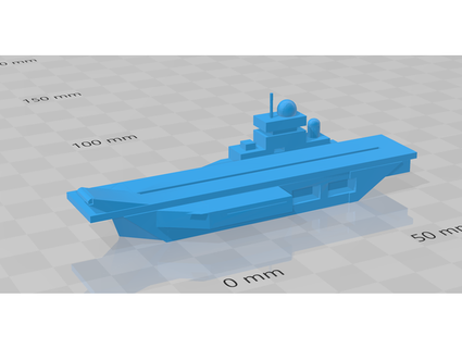 mini aircraft carrier ashields1965 3d print model - Mito3D