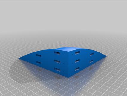 modüler masa tepeler çengel avcısı 3d print model - Mito3D