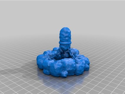 roccia formazione galleggiante cristallo fgkh 3d print model - Mito3D